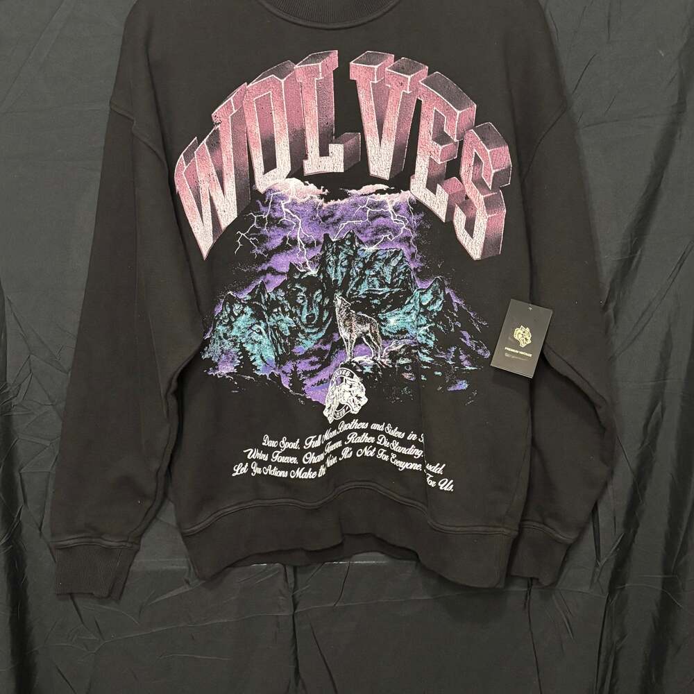 Darc Sport Premium Vintage Collection “Ohana Tour” Wolves Crewneck Sweatshirt